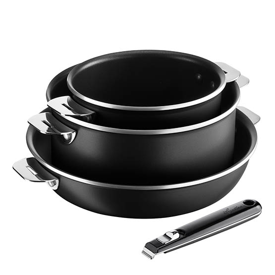 Salvaspazio Tempra® Ø cm 16-20-26 Aluminium Pots and Pans - Lagostina