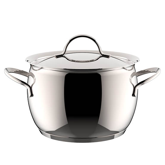 Lagostina - Icona Casserole 24 cm 5,7 L avec Couvercle - Les