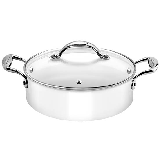 anklageren tilpasningsevne dele Accademia Bianca Ø cm 26 Aluminium Pots and Pans - Lagostina