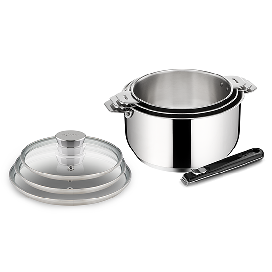 Maestria® Pots and pans with removable handles - Lagostina