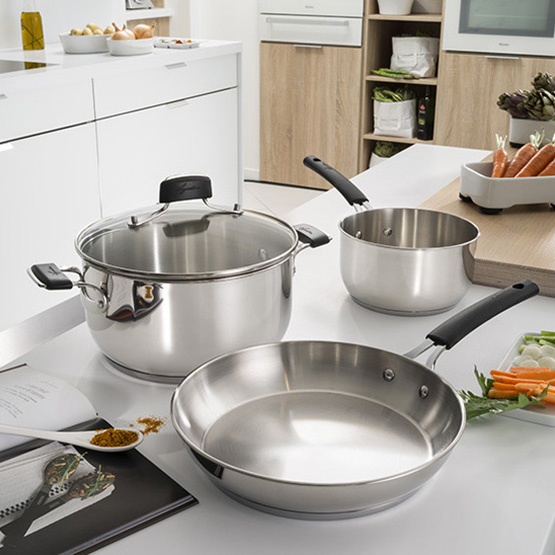 Salvaspazio Tempra® Ø cm 16-20-26 Aluminium Pots and Pans - Lagostina